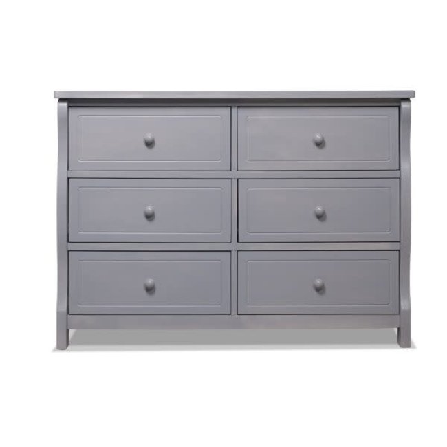 Sorelle Princeton Elite Double Dresser In Weathered Gray