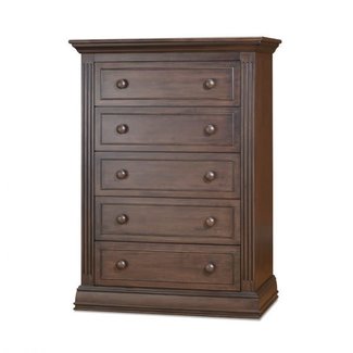 Sorelle Sorelle Providence 5 Drawer Dresser In Chocolate