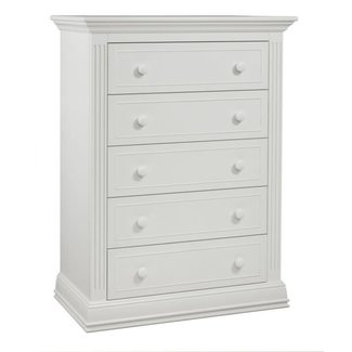 Sorelle Sorelle Providence 5 Drawer Dresser In White