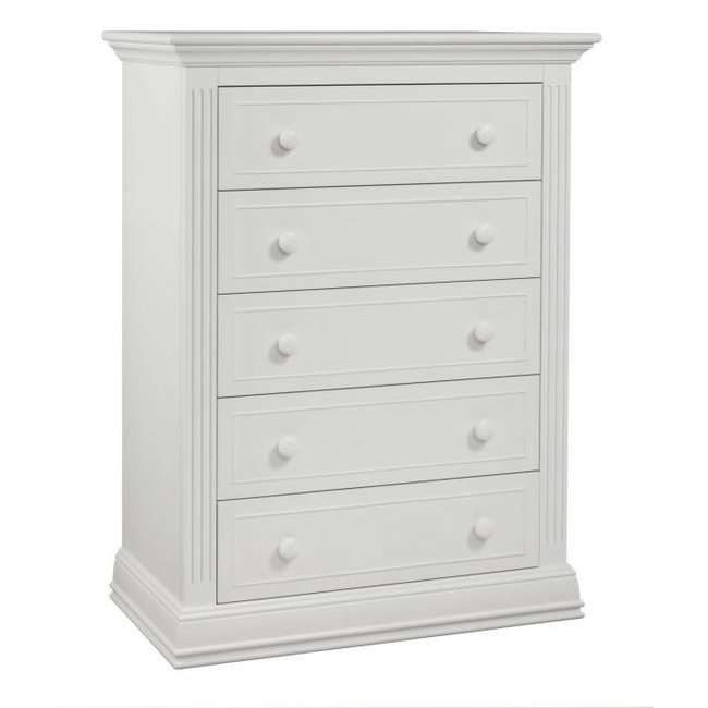 Sorelle Providence 5 Drawer Dresser In White
