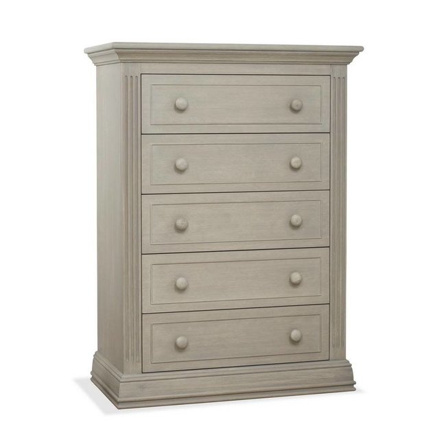 Sorelle Vista Elite 5 Drawer Dresser In Heritage Fog