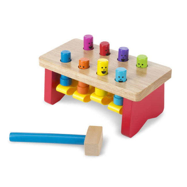 Melissa And Doug Deluxe Pounding Bench Toddler Toy