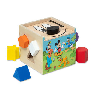 Melissa And Doug Melissa And Doug Disney Mickey Mouse & Friends Wooden Shape Sorting Cube