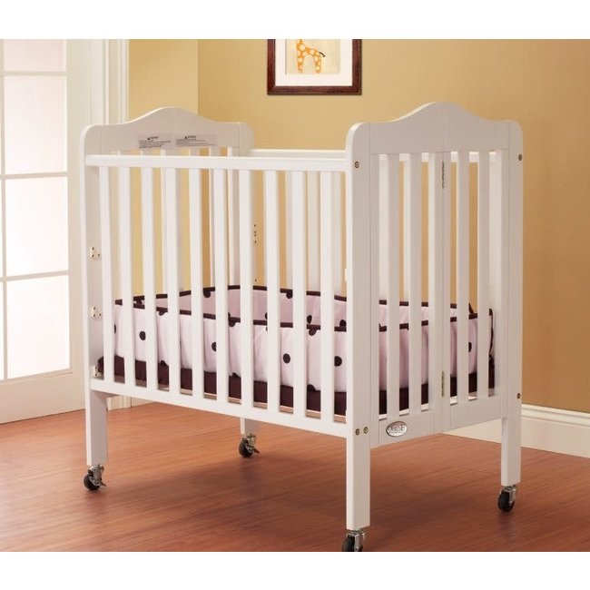 Orbelle Noa Three Level Portable Crib In White