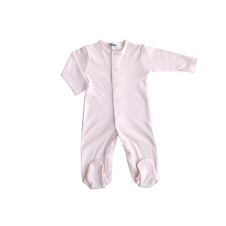 BENBEN BenBen Plain Pink Footie Pajama - 0/3m