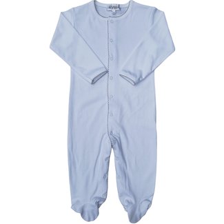 BENBEN BenBen Grey Picot Footie Pajama - 6/9m