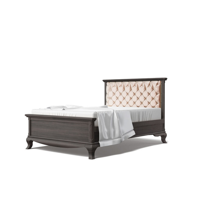 Romina Antonio Full Bed With Tufted Headboard -Choose From Many Colors