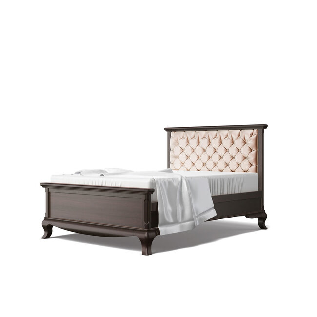 Romina Antonio Full Bed With Tufted Headboard -Choose From Many Colors