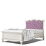 Romina Cleopatra Full bed w/ Tufted Headboard -Choose From Many Colors