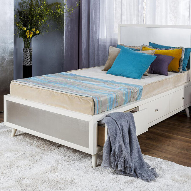 Romina New York Twin Bed -Choose From Many Colors