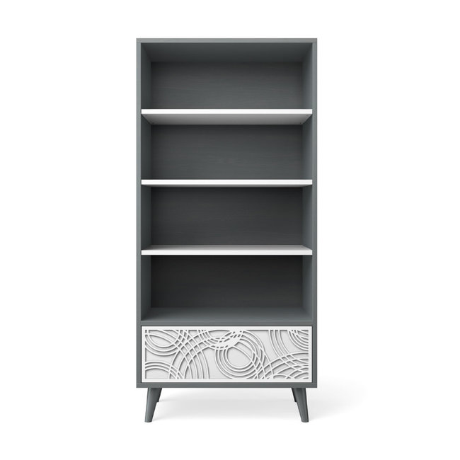 Romina New York Bookcase -Choose From Many Colors
