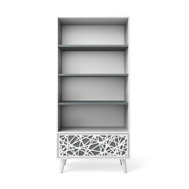 Romina New York Bookcase -Choose From Many Colors