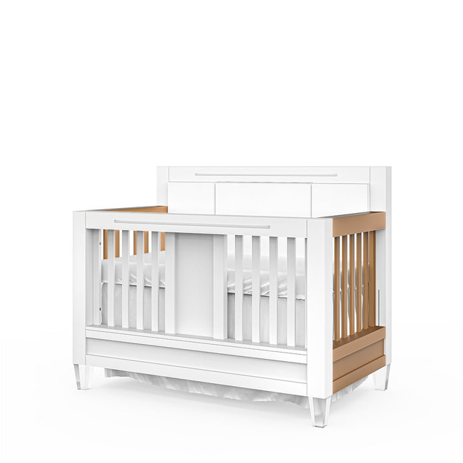 Romina Millenario Convertible Crib Tufted -Choose From Many Colors