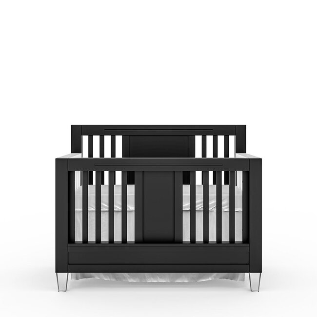 Romina Millenario Convertible Crib  / Navy/ White sides