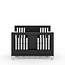 Romina Millenario Convertible Crib  / Navy/ White sides