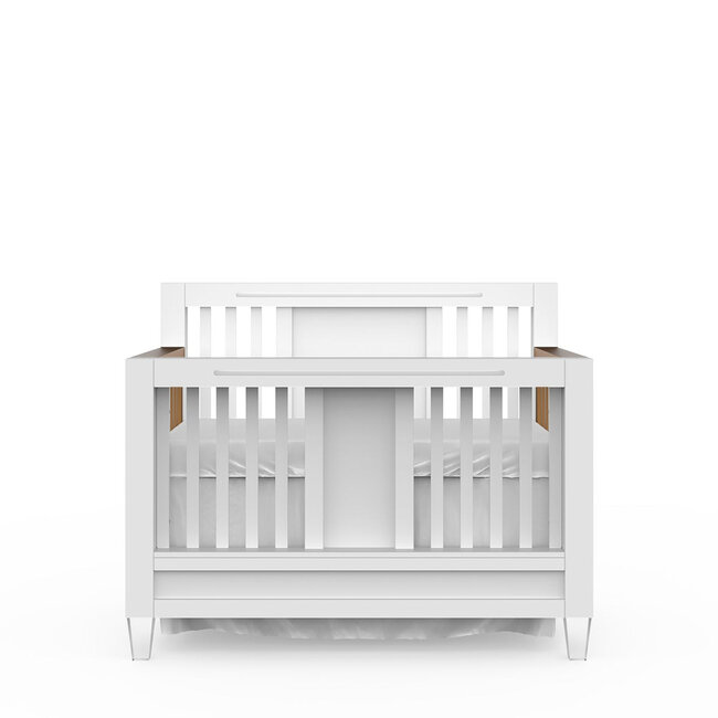 Romina Millenario Convertible Crib  / Navy/ White sides