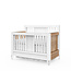 Romina Millenario Convertible Crib  / Navy/ White sides