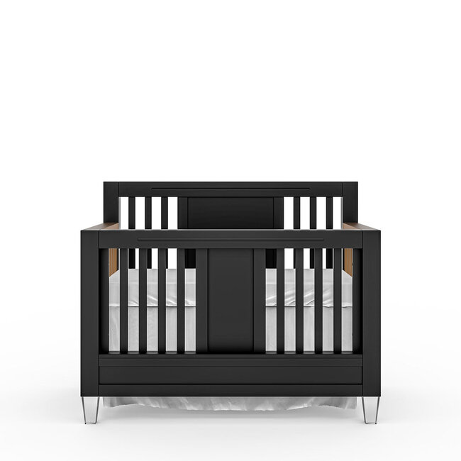 Romina Millenario Convertible Crib  / Navy/ White sides