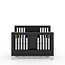 Romina Millenario Convertible Crib  / Navy/ White sides
