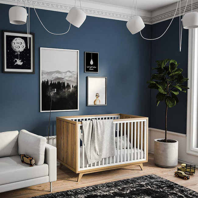 Romina Uptown Classic Crib -Choose From Many Colors