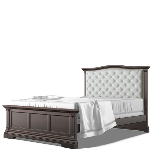 Romina Imperio Full Bed With Tufted Headboard -Choose From Many Colors
