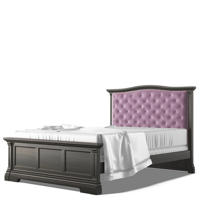 Romina Imperio Full Bed With Tufted Headboard -Choose From Many Colors