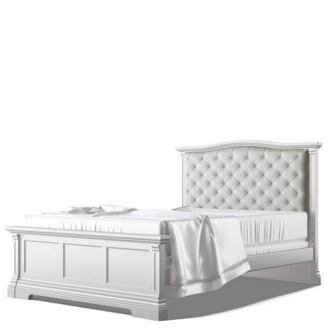 Romina Imperio Full Bed With Tufted Headboard -Choose From Many Colors