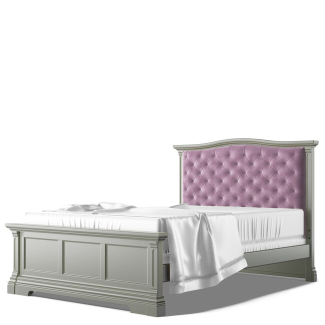 Romina Imperio Full Bed With Tufted Headboard -Choose From Many Colors
