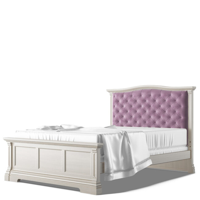 Romina Imperio Full Bed With Tufted Headboard -Choose From Many Colors