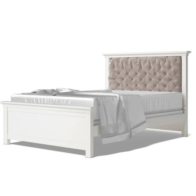 Romina Karisma Full Bed With Tufted Headboard -Choose From Many Colors