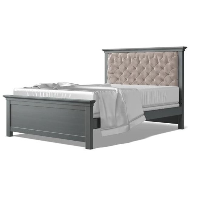 Romina Karisma Full Bed With Tufted Headboard -Choose From Many Colors