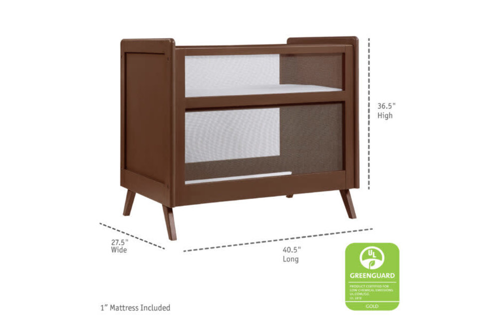BreathableBaby Breathable Mesh 2 In 1 Mini Crib