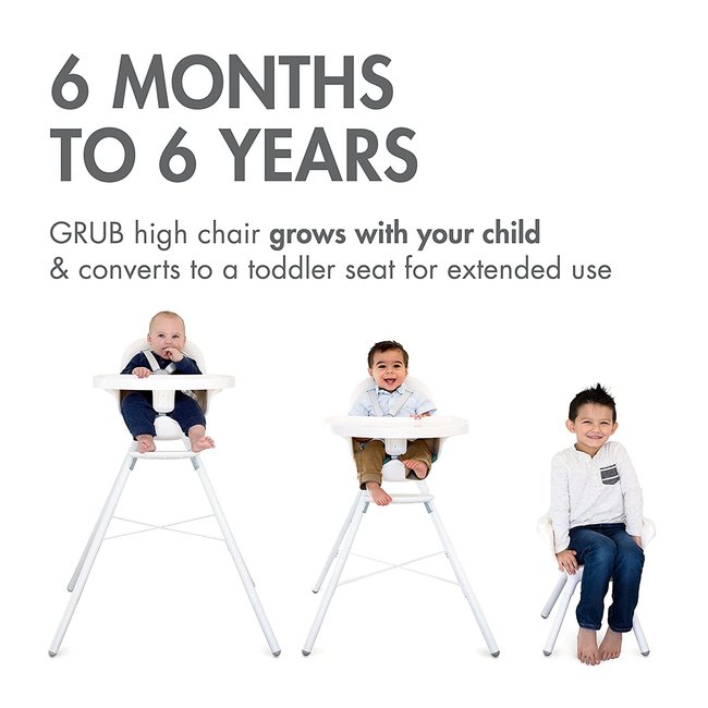 Boon Grub Dishwsher Safe Adjustable Baby High Chair