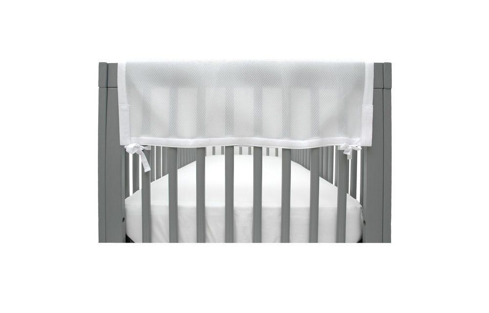 BreathableBaby Classic RailGuard Teething Cover White