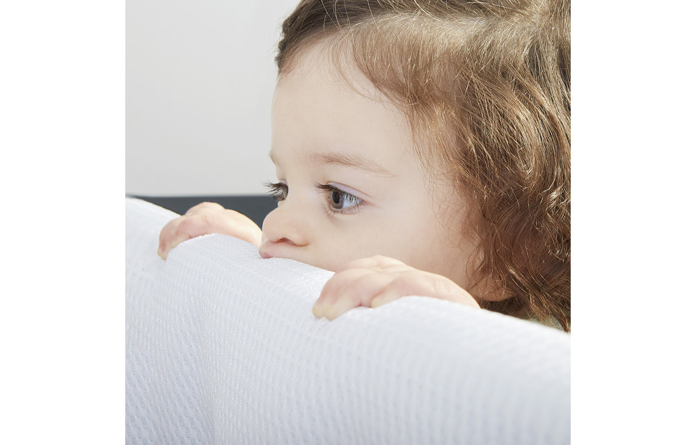 BreathableBaby Classic RailGuard Teething Cover White