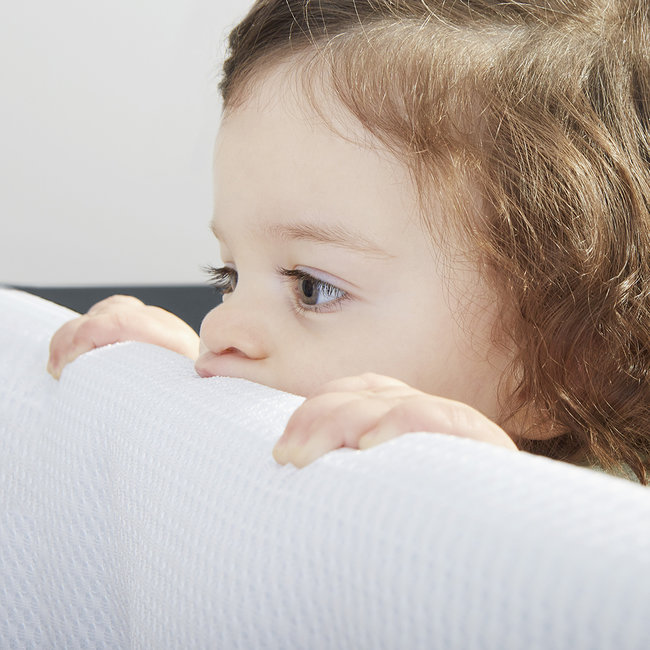 BreathableBaby Classic RailGuard Teething Cover White