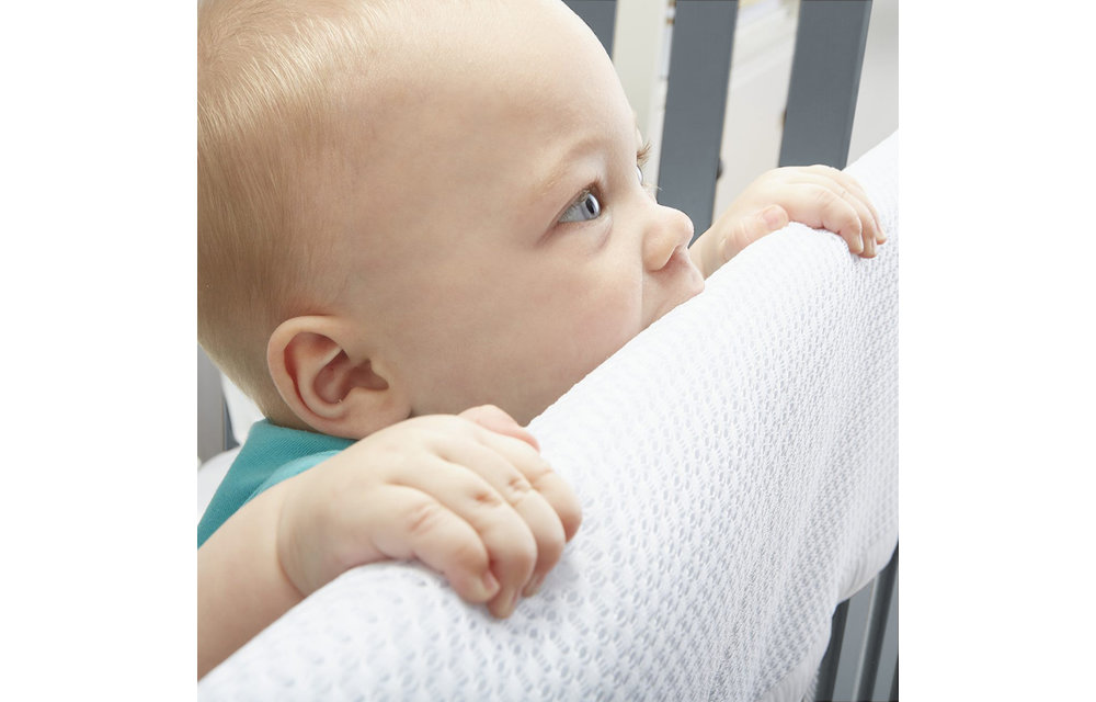BreathableBaby Classic RailGuard Teething Cover White
