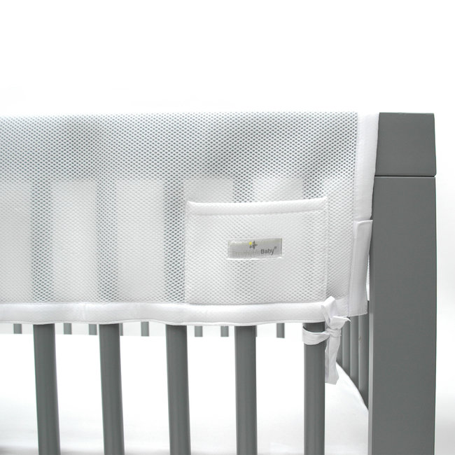 BreathableBaby Classic RailGuard Teething Cover White