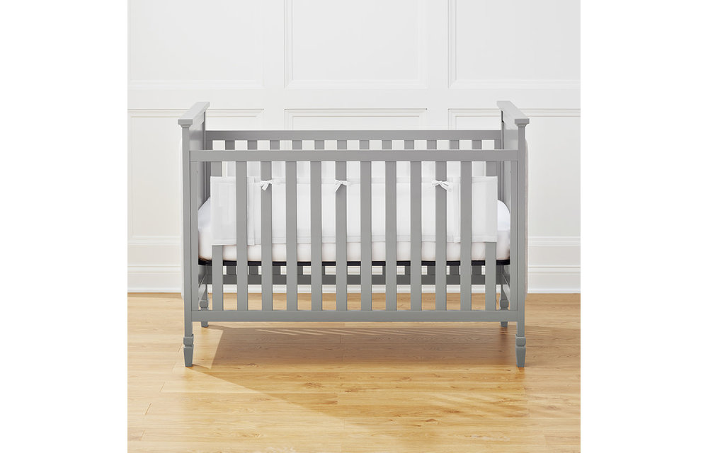 BreathableBaby Classic Breathable Mesh Liner for Solid-End Cribs