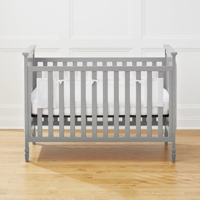 BreathableBaby Classic Breathable Mesh Liner for Solid-End Cribs