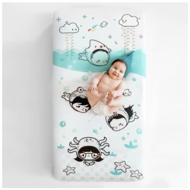 Rookie Humans Fitted Crib Sheet