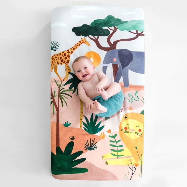 Rookie Humans Fitted Crib Sheet