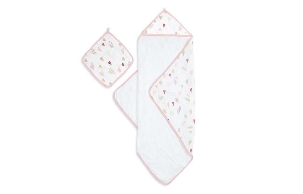 aden + anais Muslin Backed Hooded Towel Set