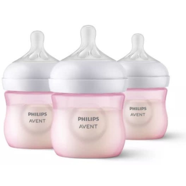 Philips Avent Natural Baby Bottle with Natural Response Nipple 3PK