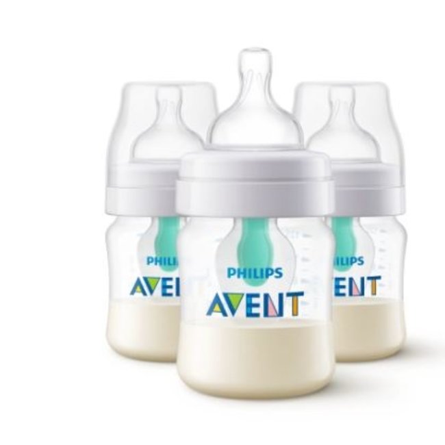 Philips Avent 3pk Anti-Colic Baby Bottle with AirFree Vent - Clear