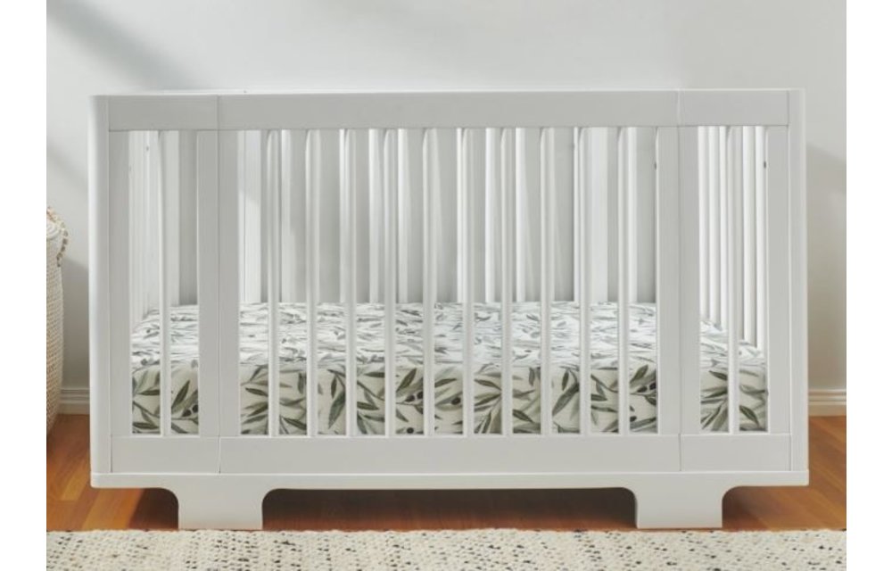 Baby Letto Yuzu 8 In 1 Convertible Crib With Toddler Rail In White