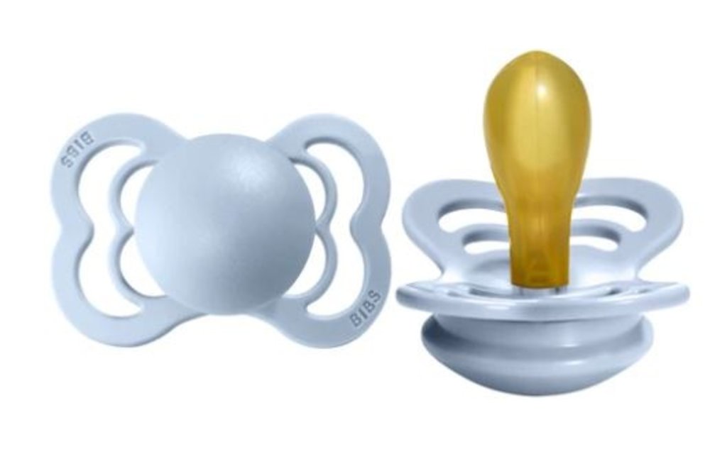 BIBS Pacifier SUPREME Rubber 2 PK