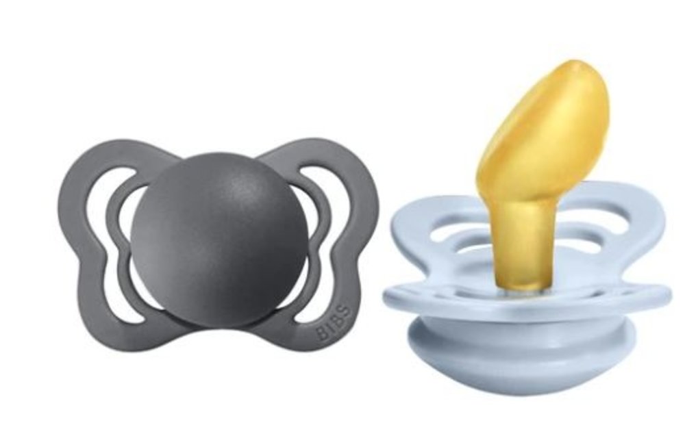 BIBS Pacifier SUPREME Rubber 2 PK