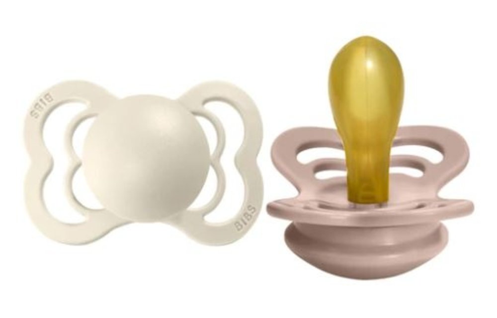 BIBS Pacifier SUPREME Rubber 2 PK