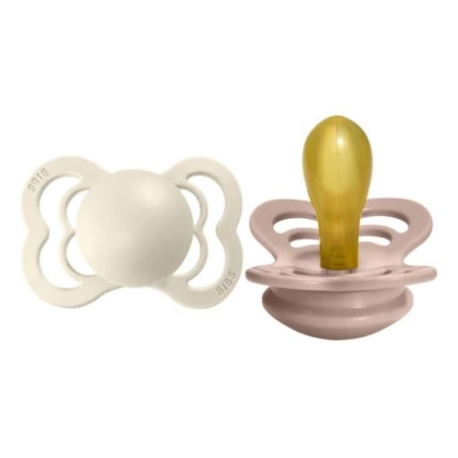 BIBS Pacifier SUPREME Rubber 2 PK